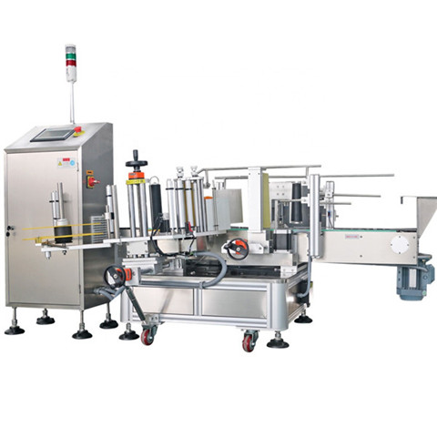 Automatic Paste Labeling Machine for Cans Jars Glass PET bottles
