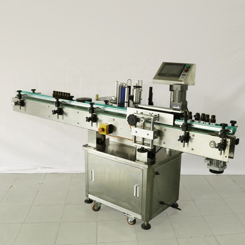 automatic star wheel rotary positioning labeling machine, sticker...