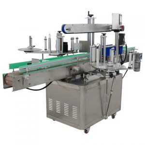 Vertical Automatic Sticker Label Applicator For Round Bottles