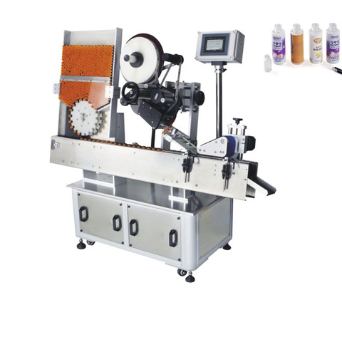 Double Side Servo Sticker Labeling Machine Flat Bottle