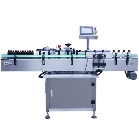 Vertical Sticker Labeling Machine With Turn Table | SSPM Systems...