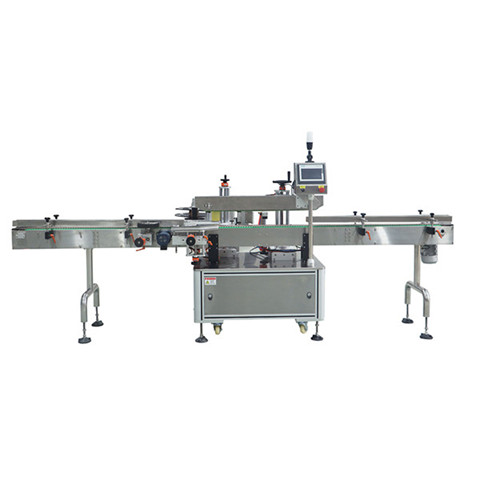 flat surface top labeling machine automatic cartons boxes cream jars...