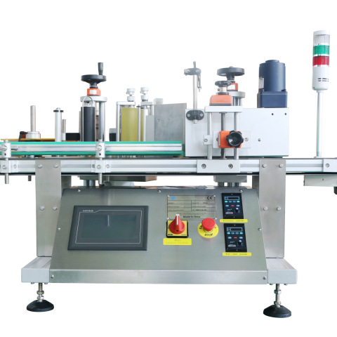 Sticker Round Bottle And Hexagon Bottle Labeling Machine