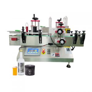 Round Cleaner Plastic Bottle Labeling Machine