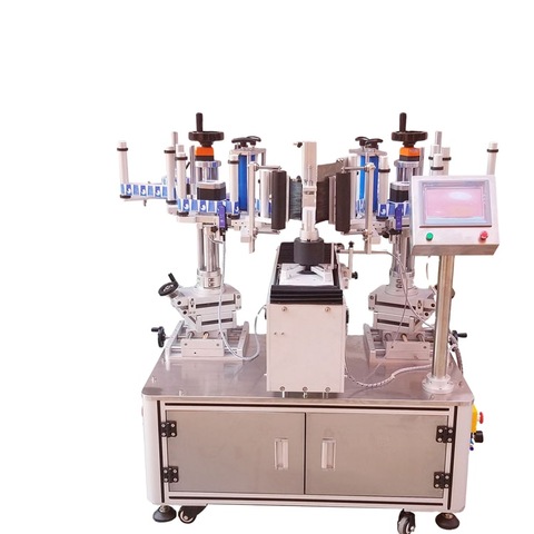 SR-100 vertical round bottle fixed point labeling machine