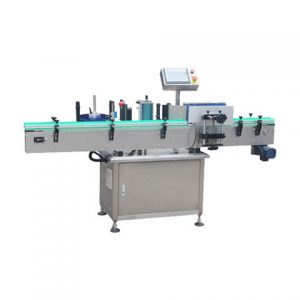 Spindle Screwing Automatic 2 Side Labeling Machine